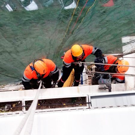 Trabajos verticales en edificaciones rehabilitación de fachadas