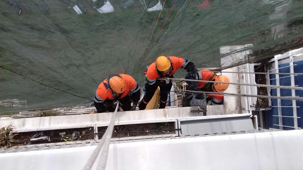 Accidentes en trabajos verticales